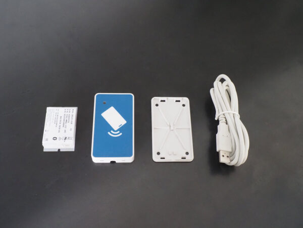 Micro Card Reader für Print Management, früher exklusiv von Kofax vertrieben, jetzt im BALTECH-Direktvertrieb: Lesemodul, Gehäuse, USB-Kabel